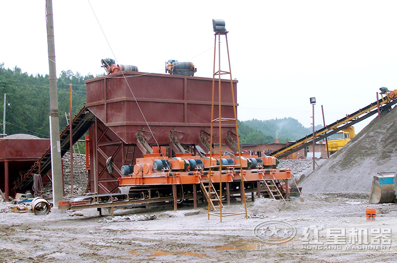 煤矸石制砂生产线流程和设备配置y8