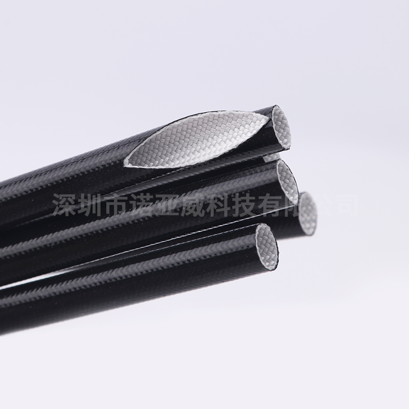 黑色5.5mm纤维管 4kv内纤外胶套管